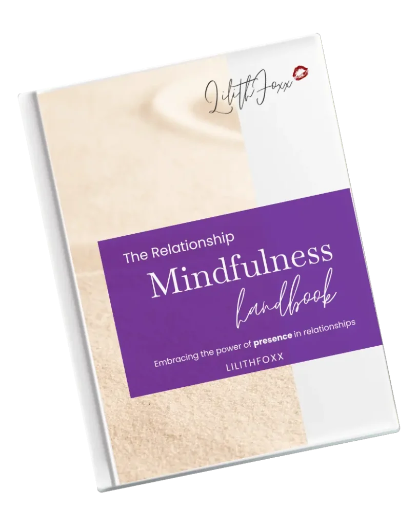An image of the relationship mindfulness handbook developed by Lilithfoxx.